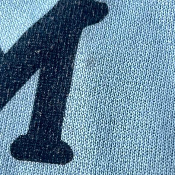 Vintage 80s Size XXL Blue Its Not Easy Being Mom Horse Sweatshirt Equestrian - Picture 5 of 12